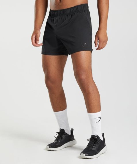 Men's Gymshark Sport 5" Shorts Black | NZ 0JWYER